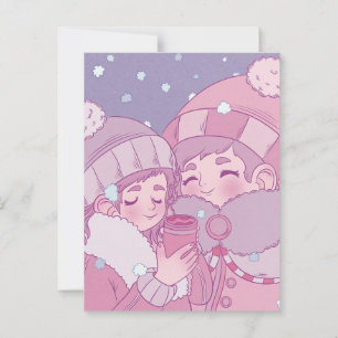 Früherer Winter Postkarte