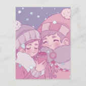 Früherer Winter Postkarte (Vorderseite)