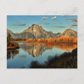 Früheres Licht in Wyomoming an der Oxbow Bend Postkarte (Vorderseite)