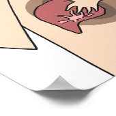 Früherkennung von Lebererkrankungen. Poster (Ecke)