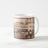 FRÜHES 20. JH. ATLANTIC CITY BILD KAFFEETASSE (VorderseiteRechts)