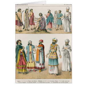 Frühes asiatisches Kleid, von 'Trachten der