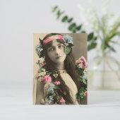 Frühes Blume Postkarte (Stehend Vorderseite)