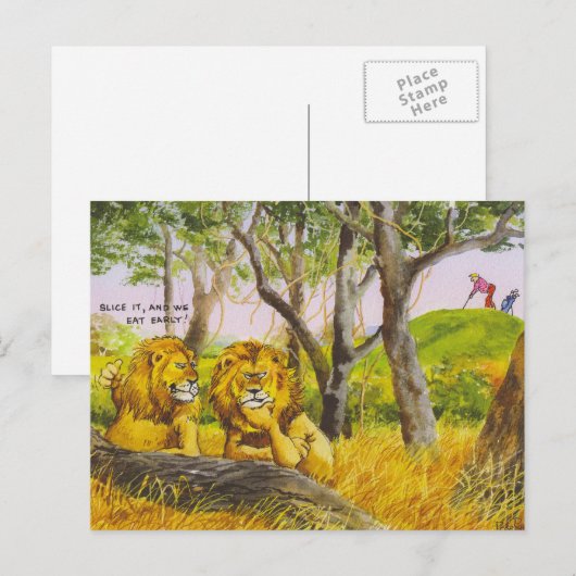 frühes Essen Postkarte (Vorne/Hinten)