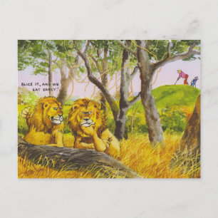 frühes Essen Postkarte