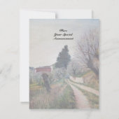 FRÜHESTSPRING IN DER Toskana Einladung (Rückseite)