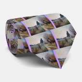 FRÜHESTSPRING IN DER Toskana Krawatte (Gerollt)