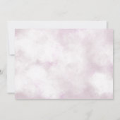 Frühgeburtsankung für minimalistisches Foto Einladung (Rückseite)