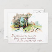 FrühGedicht Postkarte (Vorne/Hinten)