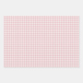 Frühherbst Klassisches Gingham | Gedämpfte Rose Geschenkpapier Set (Vorderseite 2)