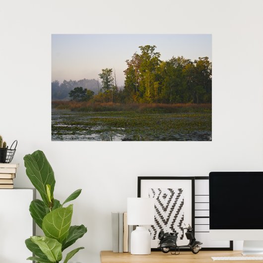Frühherbstsonnendruck Poster (Heimbüro)
