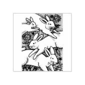FRÜHHHARTEN, BUNNY RABBIT RUBBER-BRIEFMARKE GUMMISTEMPEL (Prägung)