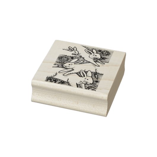 FRÜHHHARTEN, BUNNY RUBBER-BRIEFMARKE GUMMISTEMPEL (Stempel)