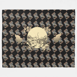 Frühhistorischer Bildungs-Fleece-Decke Fleecedecke