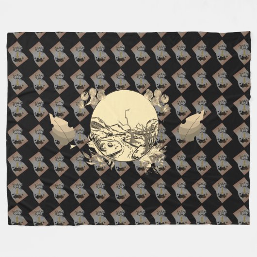 Frühhistorischer Bildungs-Fleece-Decke Fleecedecke (Vorderseite (Horizontal))