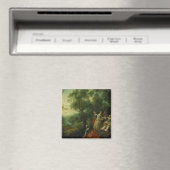 Frühjahr 1738 (Öl auf Leinwand) Magnet (In Situ (Geschirrspüler))