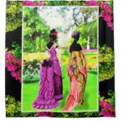 Frühjahr 1872 in Paris Duschvorhang (Vorderseite)