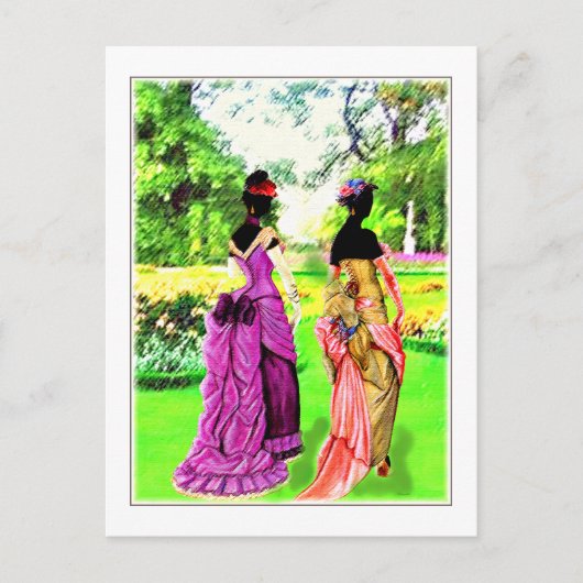 Frühjahr 1872 in Paris Postkarte (Vorderseite)