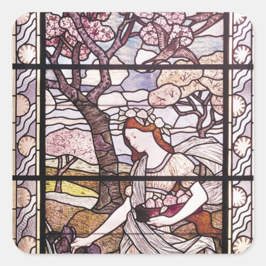 Frühjahr 1894 quadratischer aufkleber (Vorderseite)