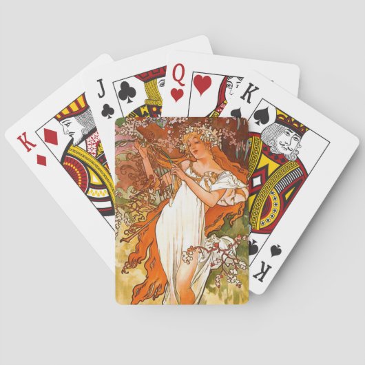 Frühjahr 1896 spielkarten (Rückseite)