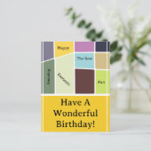 Frühjahr 2025 Sommer Postkarte (Stehend Vorderseite)