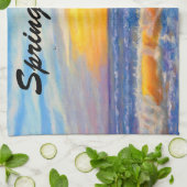 "FRÜHJAHR 2026 OZEAN WAVE" GESCHIRRTUCH (Gefaltet)