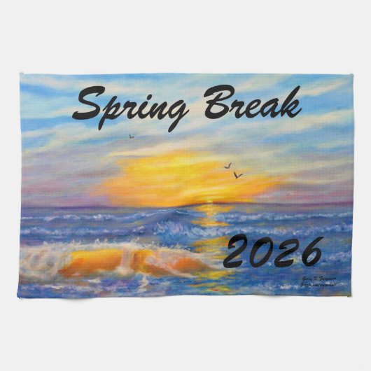 "FRÜHJAHR 2026 OZEAN WAVE" GESCHIRRTUCH (Horizontal)