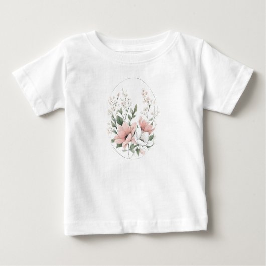 Frühjahr 4 Blume, Blumenstrauß, Blumen, Blühen, Sa Baby T-shirt (Vorderseite)