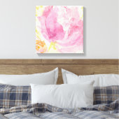 Frühjahr Abstrakt Florals Leinwanddruck (Insitu (Schlafzimmer))
