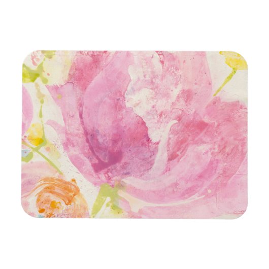 Frühjahr Abstrakt Florals Magnet (Horizontal)