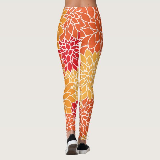 Frühjahr Abstrakt Leggings (Rückseite)
