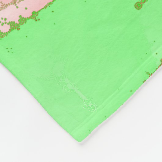 Frühjahr Abstrakt Stars Personalisiert Fleece Blan (Ecke)