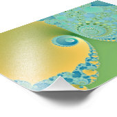 Frühjahr-Ankunft - Fraktal Art Fotodruck (Ecke)