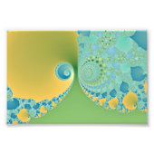 Frühjahr-Ankunft - Fraktal Art Fotodruck (Vorne)