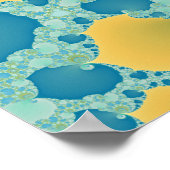 Frühjahr-Ankunft - Fraktal Art Poster (Ecke)