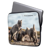 Frühjahr - Arctic Fox Laptopschutzhülle (Vorderseite Links)