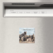 Frühjahr - Arctic Fox Magnet (In Situ (Geschirrspüler))