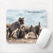 Frühjahr - Arctic Fox Mousepad (Mit Mouse)
