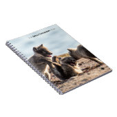 Frühjahr - Arctic Fox Notizblock (Rechte Seite)