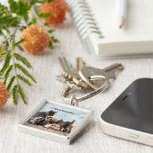 Frühjahr - Arctic Fox Schlüsselanhänger (Seite)