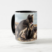 Frühjahr - Arctic Fox Tasse (Vorderseite Links)