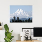 Frühjahr auf Mt-Hood-Ölgemälde Poster (Heimbüro)