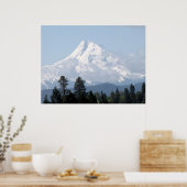 Frühjahr auf Mt-Hood-Ölgemälde Poster (Küche)