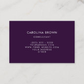 Frühjahr beginnt Berufliche Visitenkarte (Rückseite)