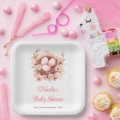 Frühjahr Birds Nest Baby Dusche Pappteller (Party)