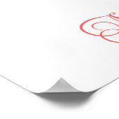 Frühjahr Birds Nest Baby Dusche Poster (Ecke)