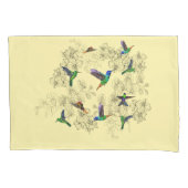 Frühjahr Birds Pillow Case - Custom Colors Kissenbezug (Vorderseite)