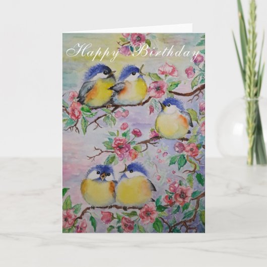Frühjahr Birthday Card Karte (Vorderseite)