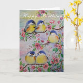 Frühjahr Birthday Card Karte (Gelbe Blume)