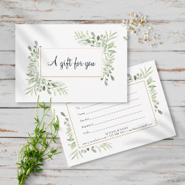 Frühjahr-Blätter Geschenkgutschein